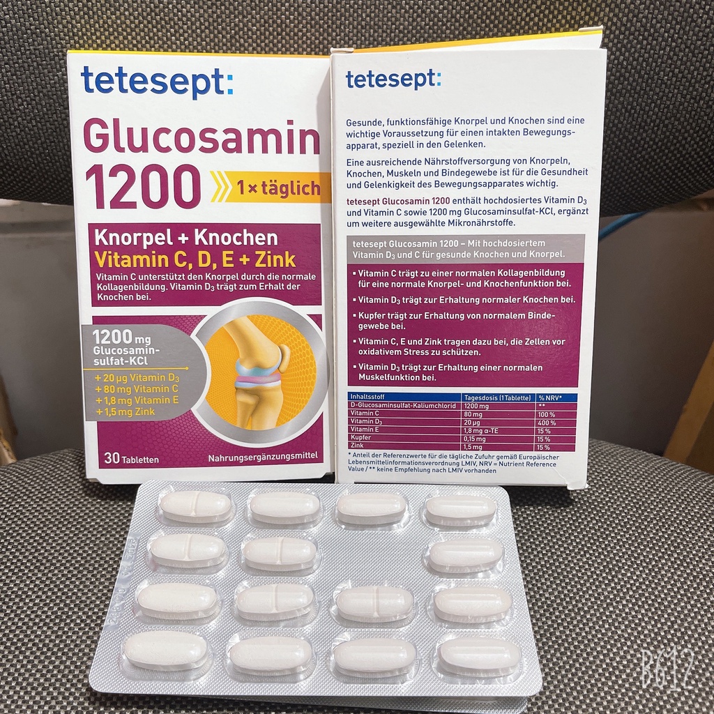 Đồ uống Tetesept Hỗ trợ xương khớp Glucosamin 1200 hàng Đức