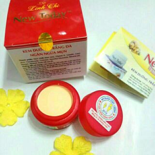 Kem dưỡng trắng ngừa mụn linh chi New Today , 18gr .