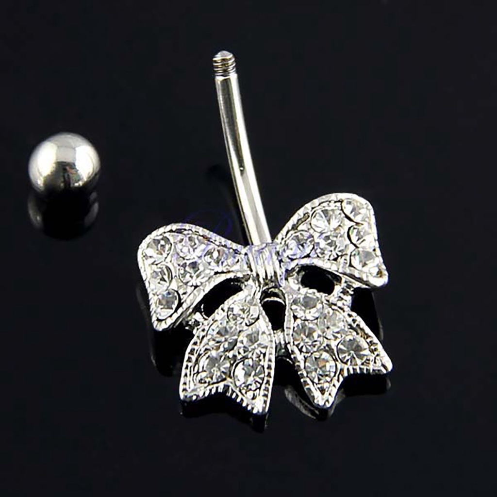 Khuyên Rốn Hình Nơ Dễ Thương Cho Nữ