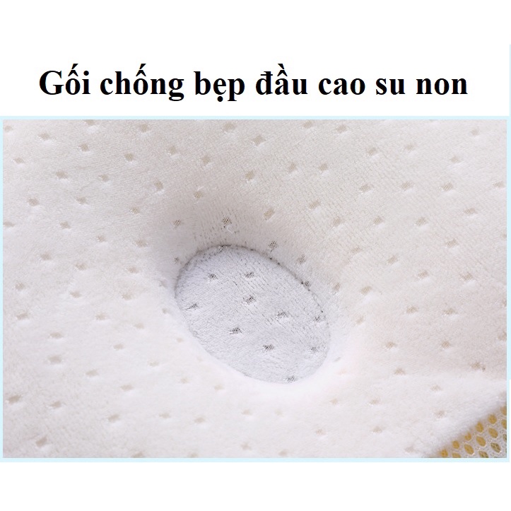 Đệm ngủ đúng tư thế Babylux  - Có gối chống bẹp đầu cao su non