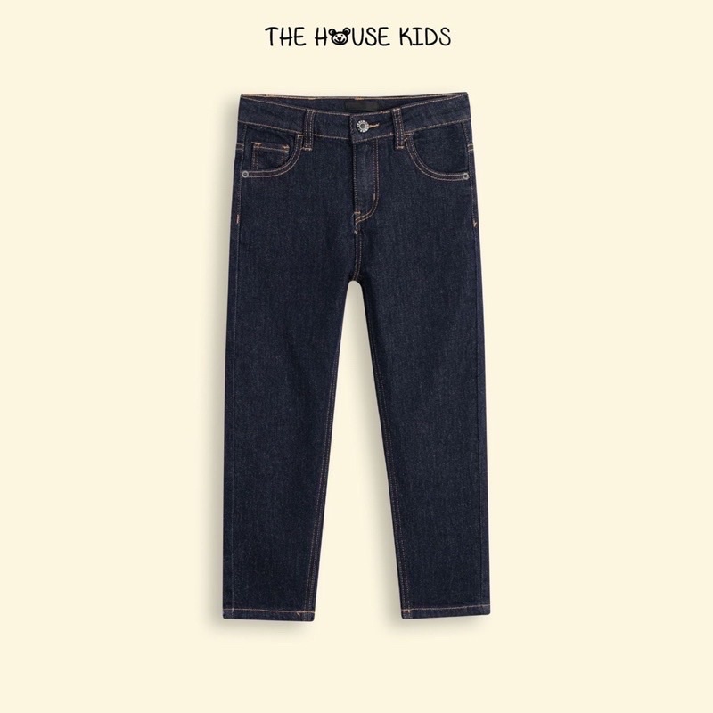 Quần Jeans Bé Trai Hoạ Tiết THE HOUSE KIDS Viền Vàng