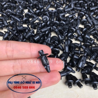 Combo 100 cái ốc bấm chốt nhựa dàn áo xe máy