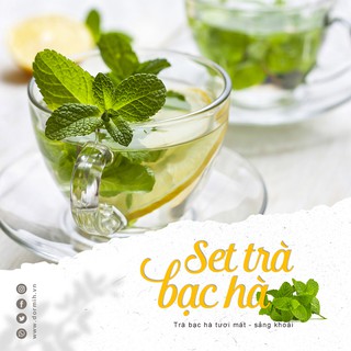 SET TRÀ Bạc hà | Mix các dòng trà bạc hà tươi mát, sảng khoái