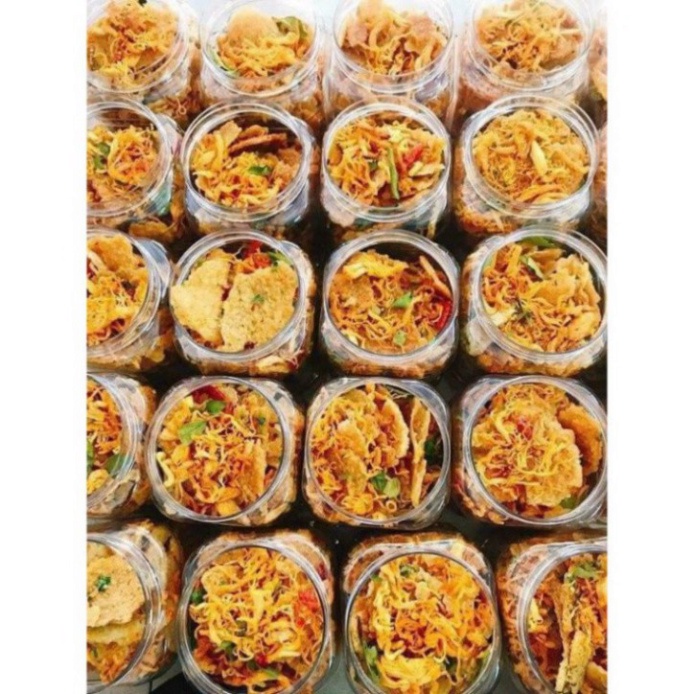 Cơm cháy lắc khô gà siêu ngon ăn vặt quán 88 | BigBuy360 - bigbuy360.vn