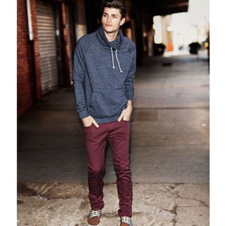 Quần H&M đỏ bordeaux size 33 auth