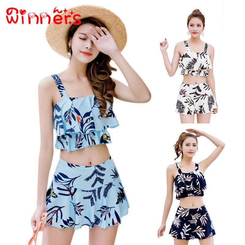 Bikini in hoạ tiết cây cỏ phong cách vintage