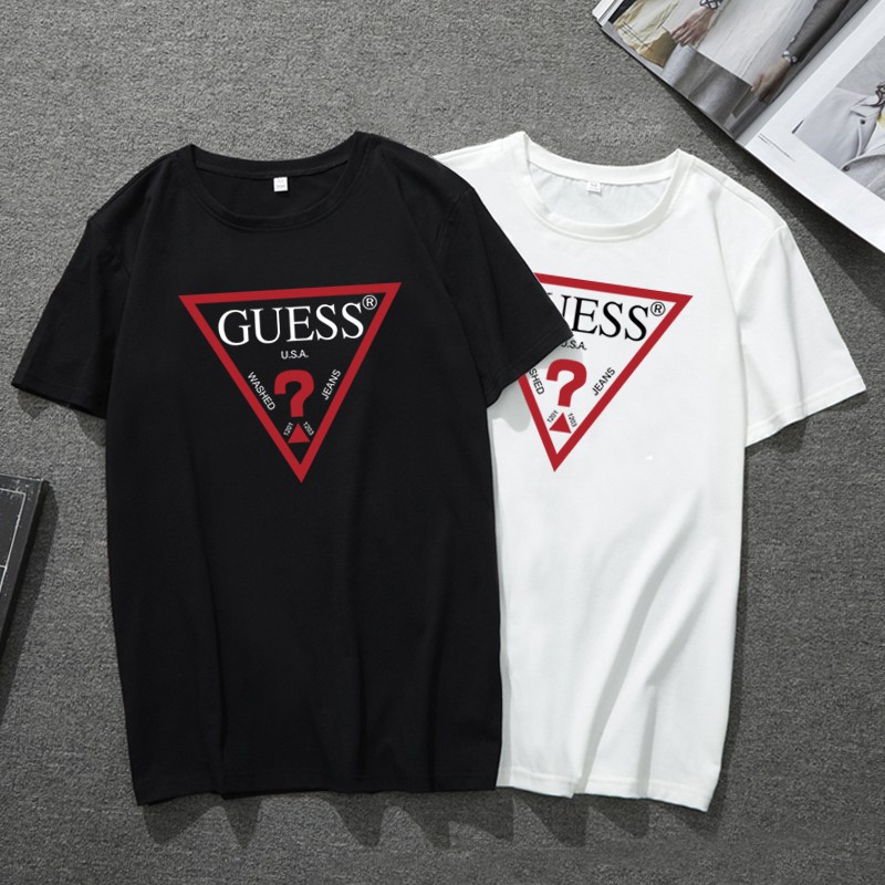 ✨ Áo Thun Tay Ngắn In Chữ GUESS A206 Thời Trang Mùa Hè Cho Nam