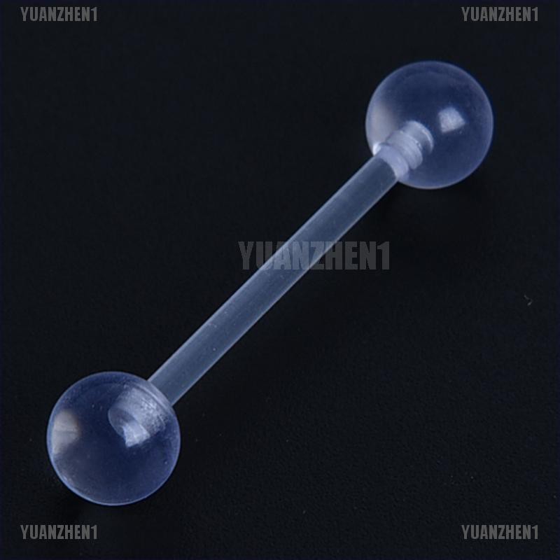 [YUANZHEN1] Set 9 Khuyên Rốn / Lưỡi / Môi / Rốn Trong Suốt