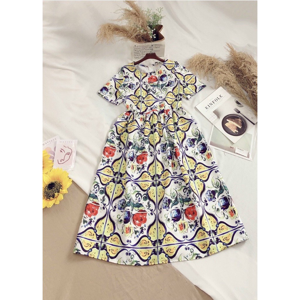 ĐẦM BABYDOL HỌA TIẾT