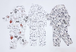 Bộ cotton cài vai Moimolpi