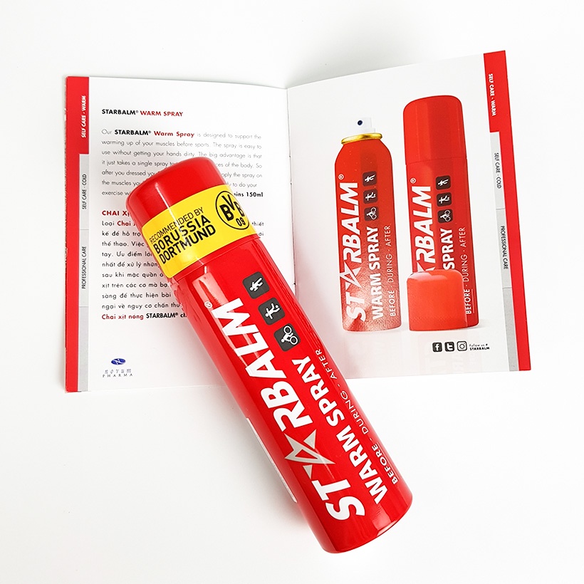 Xịt nóng Starbalm Warm Spray 150ml