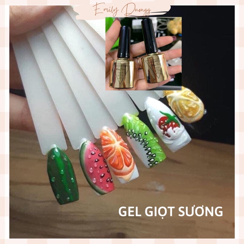 Gel giọt sương, gel làm hoa thuỷ tinh, vẽ nổi