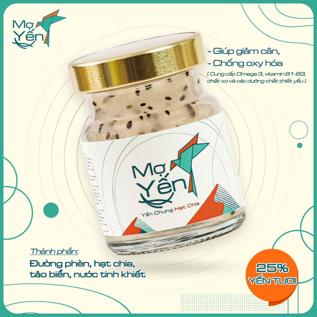 Combo 10 hũ Mix Đủ Vị MỢ YẾN Combo 1, giàu dinh dưỡng, hỗ trợ hệ miễn dịch 25% Yến thật | BigBuy360 - bigbuy360.vn