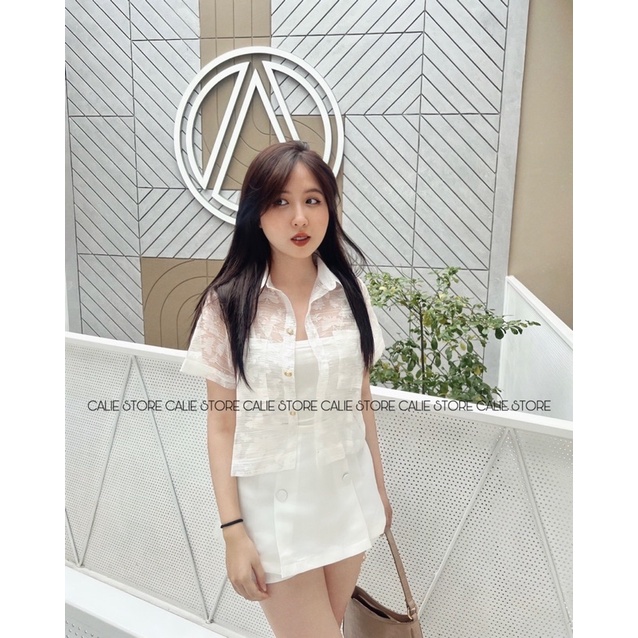 Set sơ mi xuyên thấu