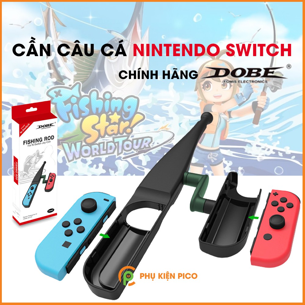 Cần câu cá Nintendo Switch chính hãng DOBE - Fishing Rod for Nintendo Switch