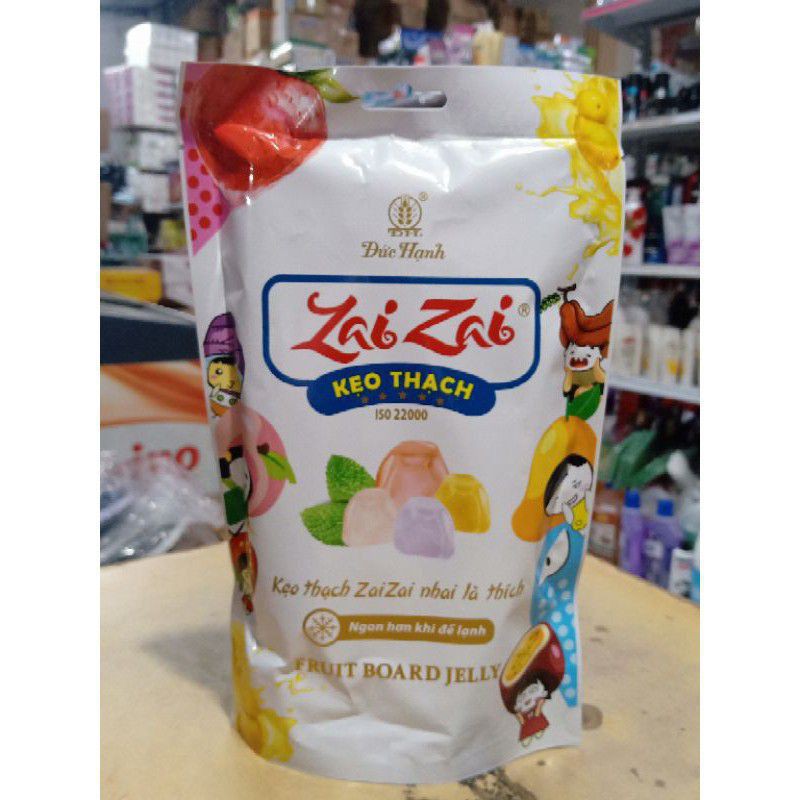 Kẹo thạch Zai Zai thanh dài túi 320g