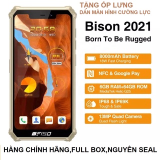 Điện thoại Oukitel F150  B2021(chống nước,chống va đập,Ram 6Gb,Rom 64Gb,pin 8.000mAh)