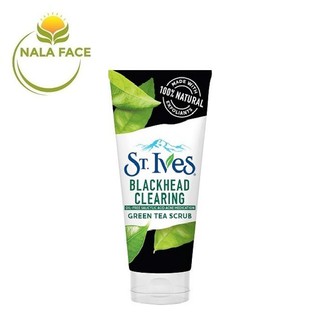 Sữa Rửa Mặt Tẩy Tế Bào Chết chiết xuất Trà Xanh St.Ives Blackhead Clearing Scrub Green Tea170g (STIVES)