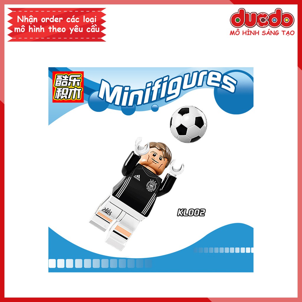 Minifigures các danh thủ bóng đá Đức - Đồ Chơi Lắp Ghép Xếp Hình Mini Mô hình KL9001