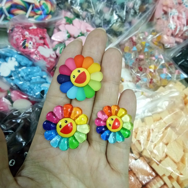 Kaikaikiki 2.2cm phụ kiện trang trí slime cột tóc