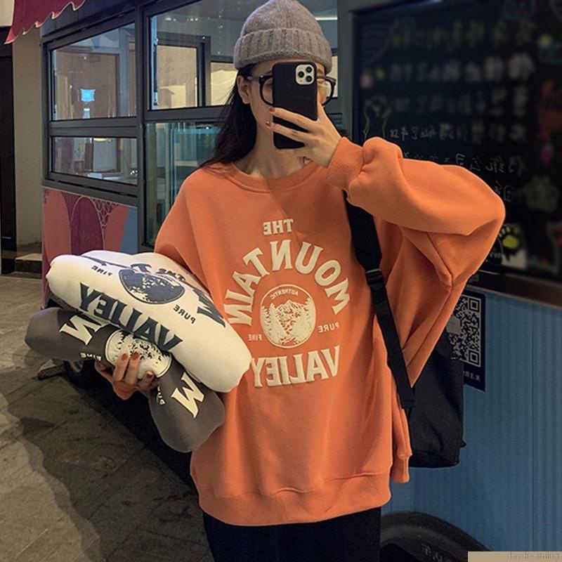 Áo hoodies nữ in chữ thời trang trẻ trung
