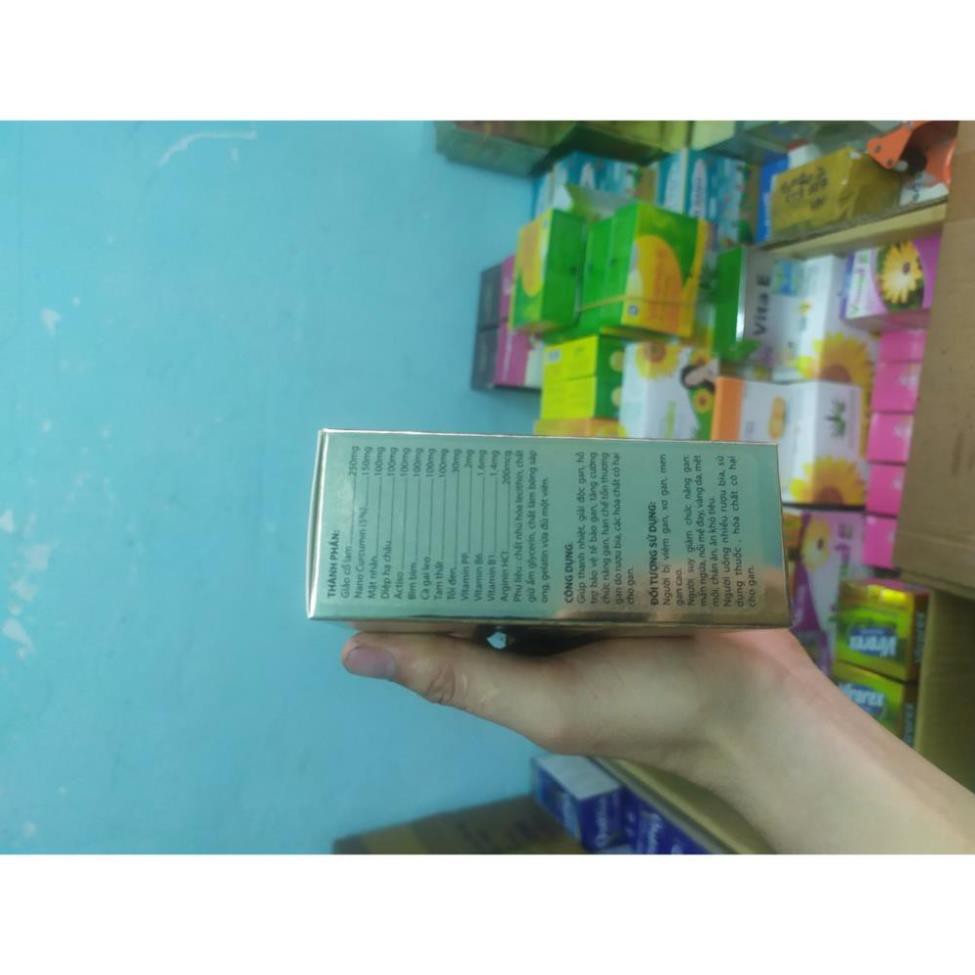 Arginine - LG bổ gan, mát gan, giải độc gan, tăng cường chức năng gan hộp 60 viên