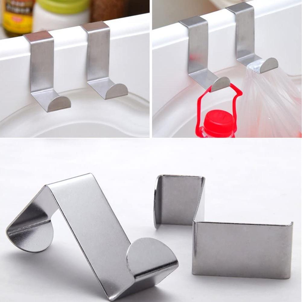 Set 2 Móc Treo Đồ Gắn Cửa Bằng Thép Không Gỉ G9Q1