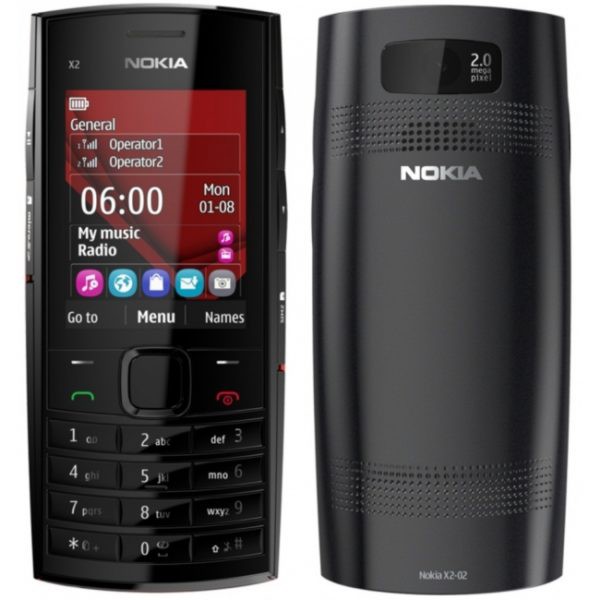Điện Thoại Nokia X2-02 Chinh Hãng 02 sim bảo hành 12 Tháng
