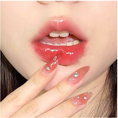 Son Bóng Vuông Dưỡng Ẩm DAIMANPU Doughnut Mirror Lip Glaze