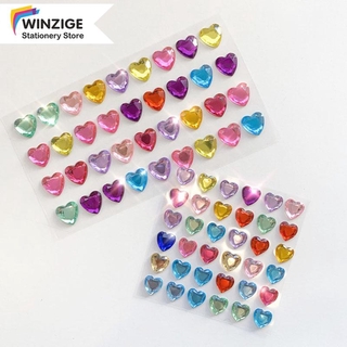 Winzige Set 36 sticker DIY kiểu kim cương chống thấm nước để trang trí album