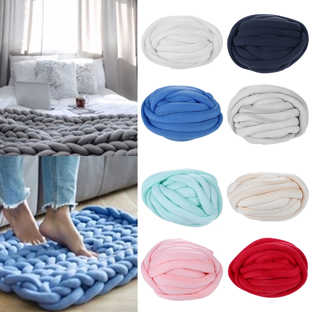 Cuộn Len Sợi To 250g/500g Nhiều Màu Tùy Chọn