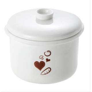 Thố sứ thay thế nồi hầm chậm dung tích 1L bear model:DDZ-C10F1