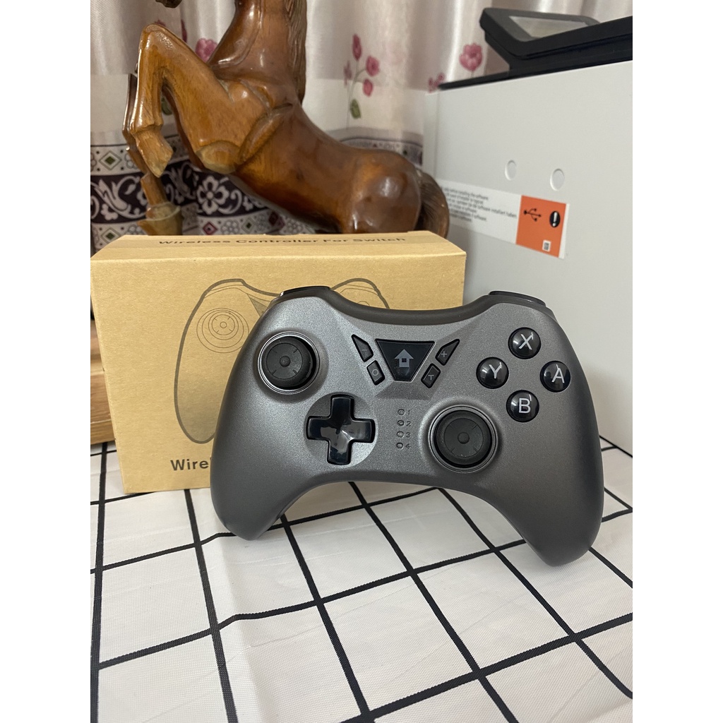 Tay cầm nintendo Switch Pro Controller (Phiên bản xám - Tiêu Chuẩn) TWS05 - shoptaycam Xgames96