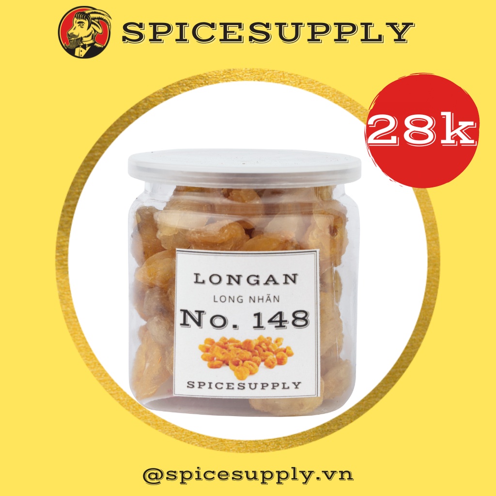 Longan - Long nhãn SPICESUPPLY Việt Nam sấy dẻo loại ngon ngọt vừa Hũ 70g