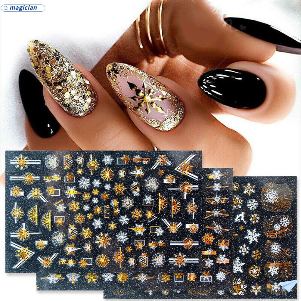 Sticker Dán Móng Họa Tiết Giáng Sinh