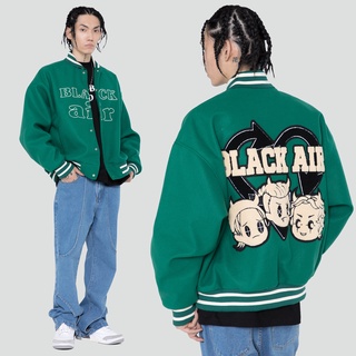 Áo khoác Bomber Made Extreme Punkstar Patchwork II Varsity