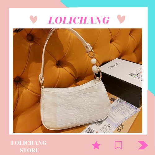 Túi Kẹp Nách Dây Phối Ngọc Siêu Xinh TX901