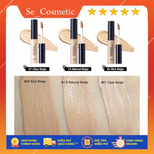 Kem Che Khuyết Điểm The Saem Cover Perfection Tip Concealer SPF28 PA++ 6.5g