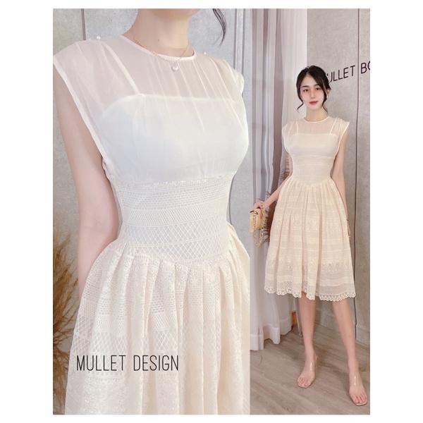 VÁY HAI DÂY TIỂU THƯ REN CAO CẤP