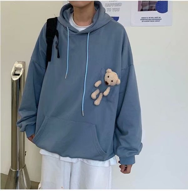 Áo Hoodie Thể Thao Phong Cách Hàn Quốc Cho Nam (3 Màu)