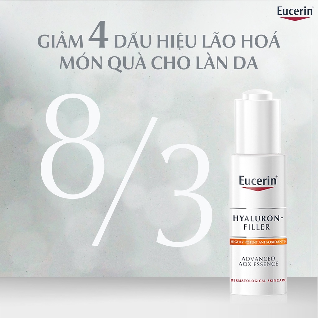 Eucerin - Tinh Chất Ngừa Lão Hóa và Se Khít Lỗ Chân Lông Eucerin Hyaluron-Filler Advanced AOX Essence 30ml