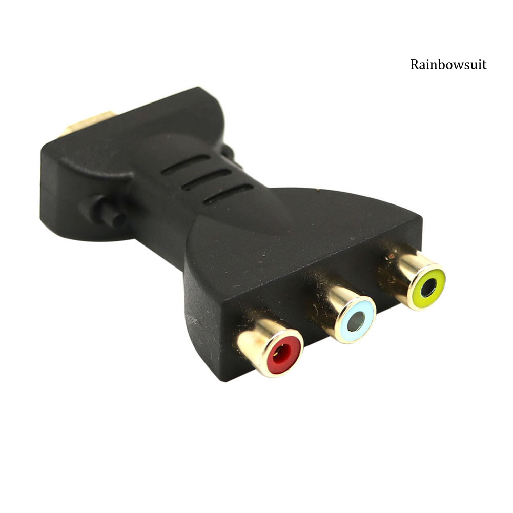 Bộ Chuyển Đổi Hdmi-Compatible Sang 3 Rca Video Audio Av Cho Hdtv Dvd Máy Chiếu