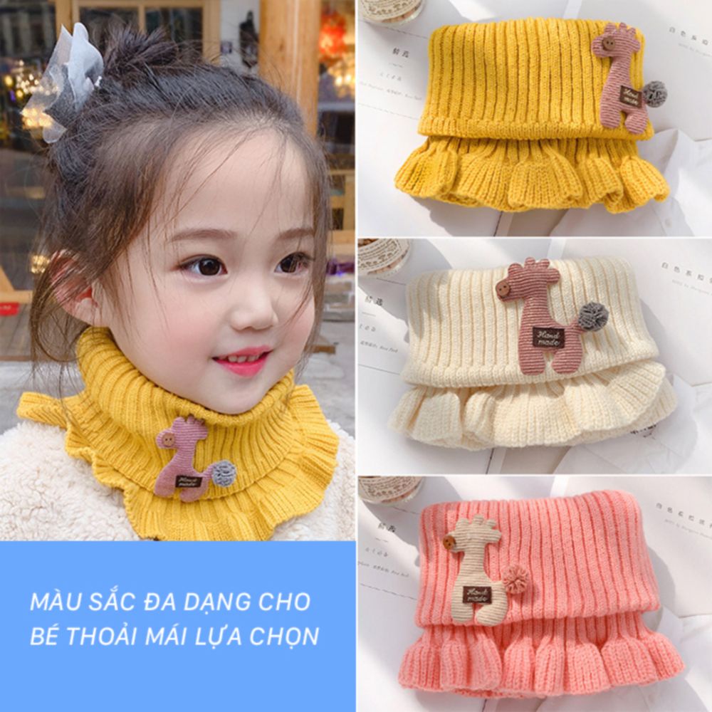 Khăn len ống - Khăn quàng cổ cho bé siêu đáng yêu, dễ thương