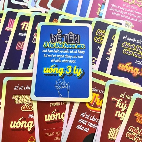 Bộ bài drinkking game huệ board game thử thách cho cặp đôi nhóm bạn truth or date nốc out cực vui Koone
