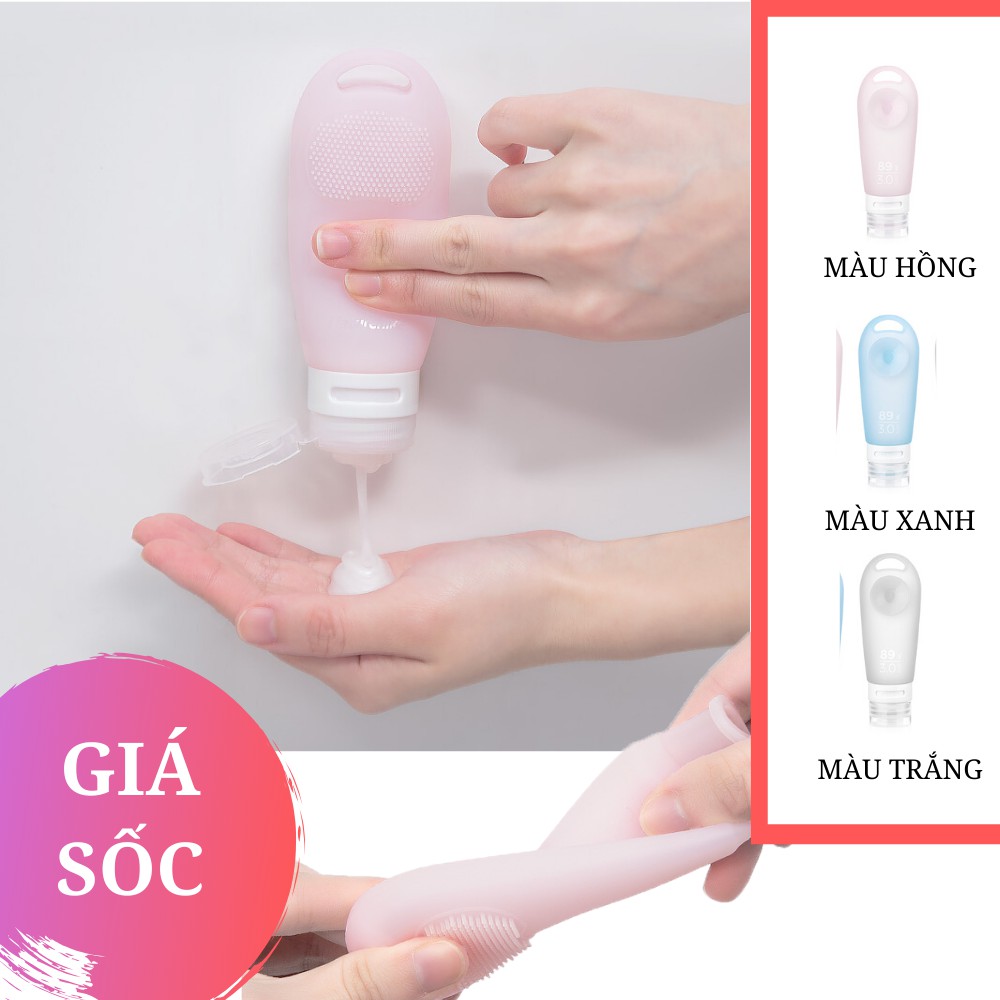 [CHÍNH HÃNG] SET 3 Lọ Chiết Mỹ Phẩm Du Lịch Dã Ngoại Cắm Trại SILICON KHÔNG ĐỘC HẠI VỚI MÔI TRƯỜNG Naturehike NH20LY012