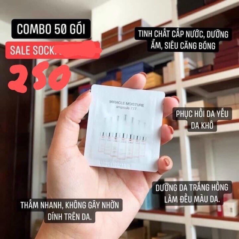 Combo 10 gói Huyết thanh dưỡng ẩm 777 | BigBuy360 - bigbuy360.vn