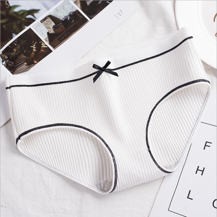 Quần Lót Cotton Phối Nơ Xinh Xắn Dành Cho Nữ | BigBuy360 - bigbuy360.vn