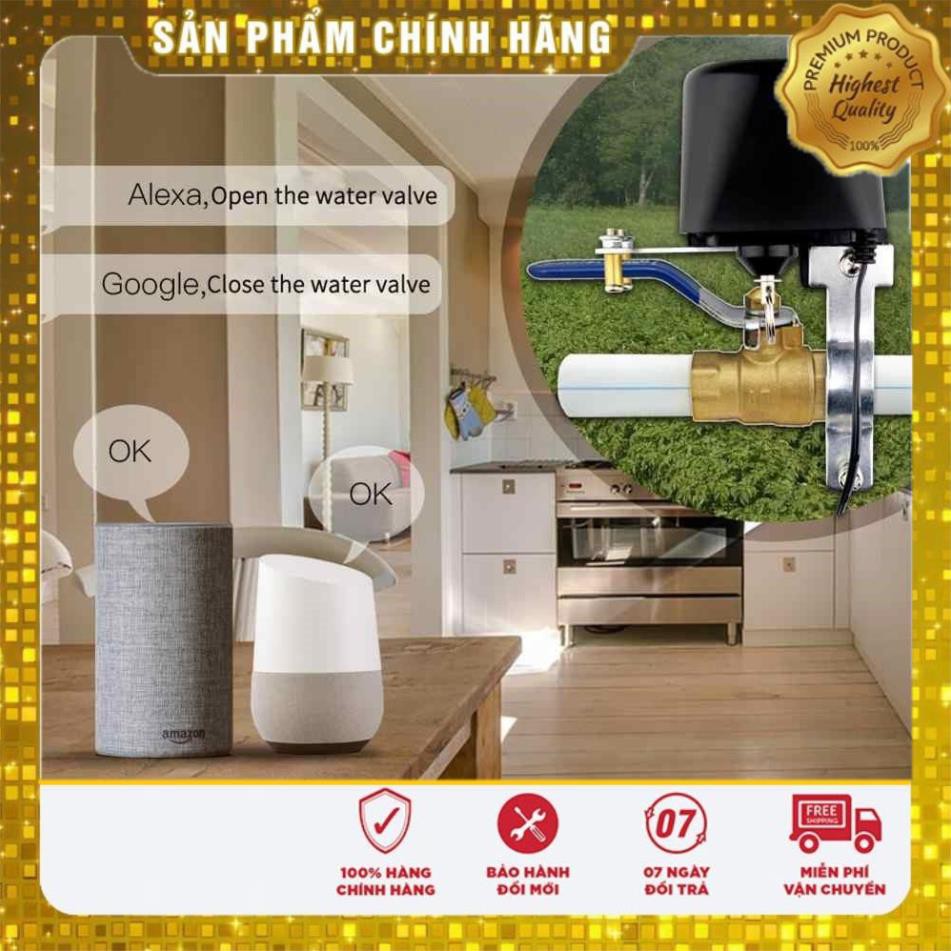 Van nước tự động Tuya, kết nối wifi, điều khiển tắt mở van nước tự động qua điện thoại