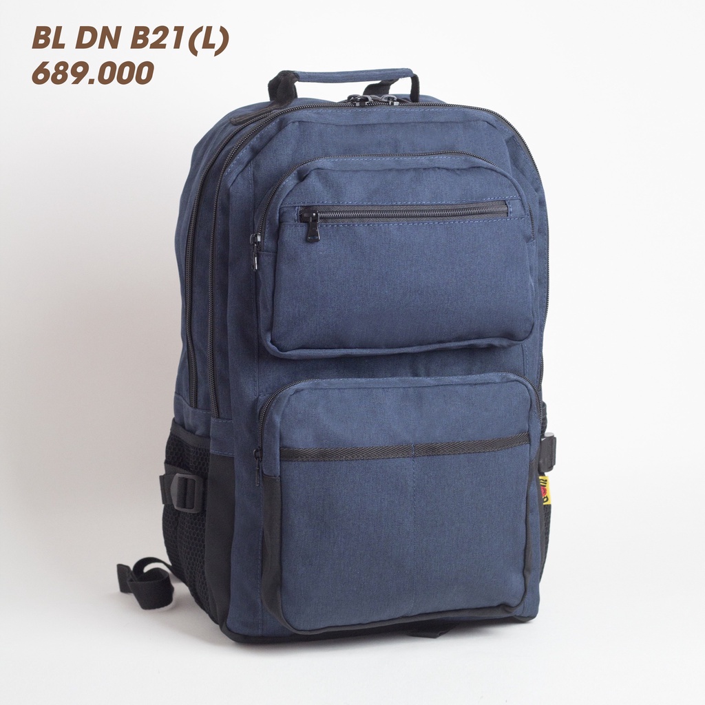 Balo du lịch, balo laptop chất dù bền đẹp với khoan chứa rộng  - BOM