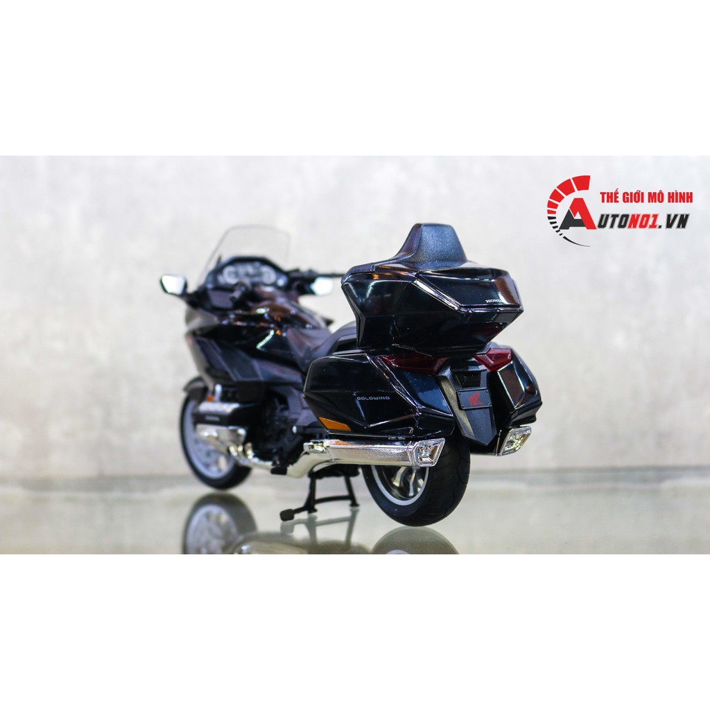 MÔ HÌNH XE HONDA GOLDWING 2020 BLACK 1:12 WELLY 7491